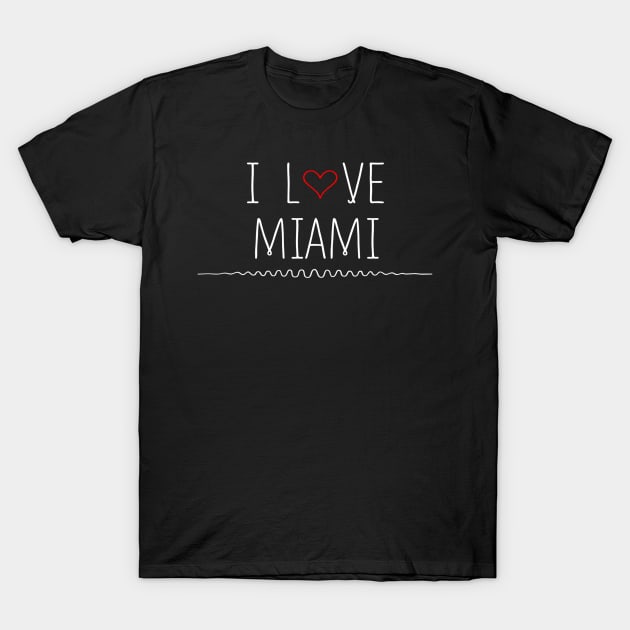 Miami Love T-Shirt by designspeak